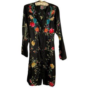 Johnny Was Silk top, midi length, beautidul!